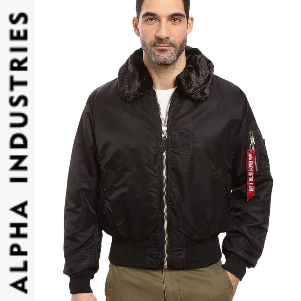 NWT Alpha Industries B-15 Bomber Flight Jacket S